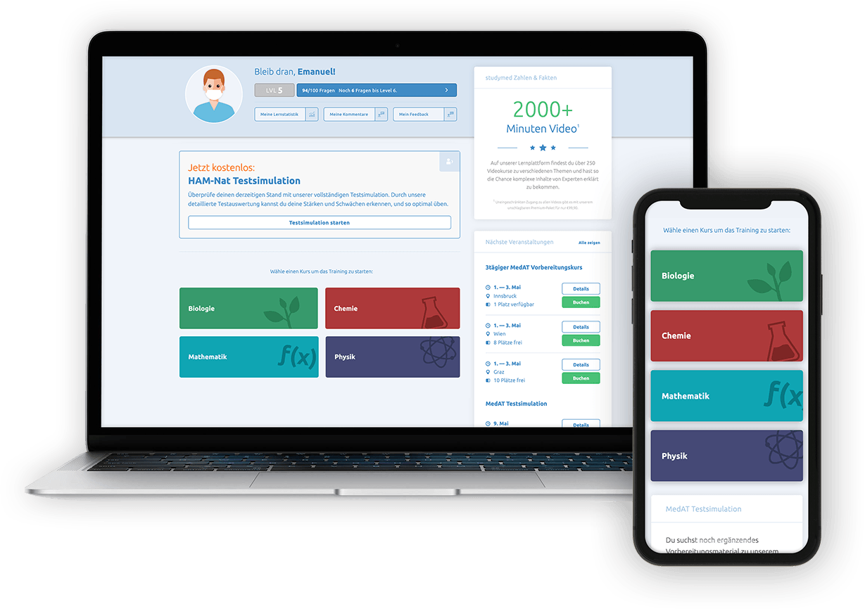 Der HAM-Nat Online Kurs von studymed